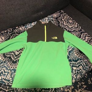 North face fleece thin jacket